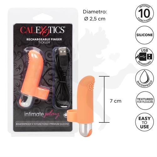 Vibrador para dedo con carga USB