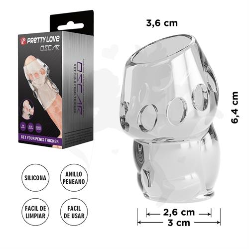 Funda para pene abierta de material TPR